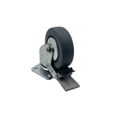 China Suitable For Medium Duty Stainless Steel Ball Bearing Flat Top Castors 125mm Out Wholesale Steel Wheel for sale