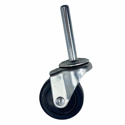 China Suitable for out 3 inch handle neck stem swivel caster wheels for industrial carts for sale