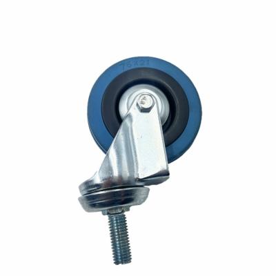 China Other Industria Swivel Threaded Stem Casters Light Up Bolt Hole Wheels Mute Caster for sale