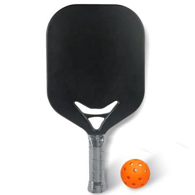 China 2023 Carbon Fiber Design Carbon Fiber Pickle Ball Pickleball Paddles Full Special Triangular Cavity Custom Logo for sale