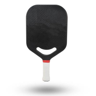 China Custom Logo Carbon Fiber Polymer Honeycomb Fiberglass Carbon Fiber Pickleball Pickleball Paddles for sale