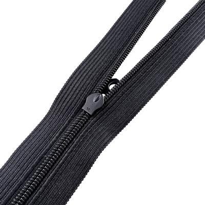 China Auto Lock Nylon Reversible Zipper Zipper #3#5# Invisible Zipper Reverse For Sweatshirts for sale