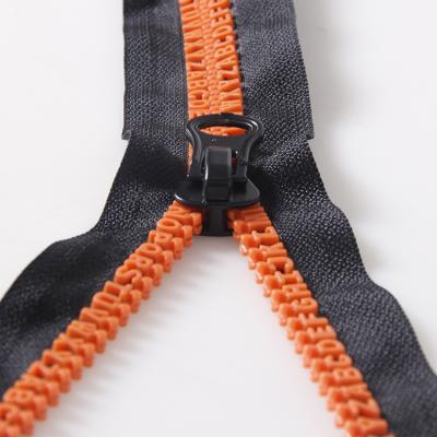 China Waterproof Factory Supplies Customized High Quality Universal Black Nylon Zippers For Tailoring for sale