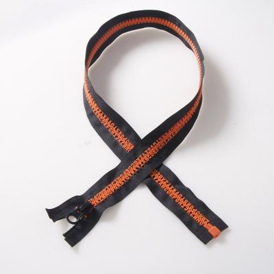 China Factory custom high quality universal black nylon material plastic narrow end waterproof zipper puller for sale