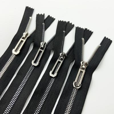 China Other High Quality Hot Selling High Grade Durable 5# Closed Metal Slider Zipper For Clothing for sale