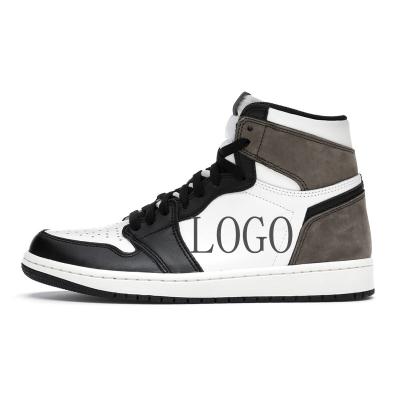 China Cushioning Original AJ 1 OG Design Black Mocha University High Top Basketball Shoes Blue Athletic Shoes Fashion Comfortable Shoes for sale