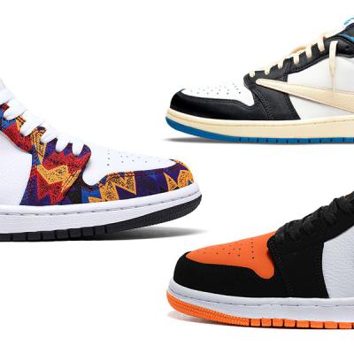 China Black Orange AJ 1 Basketball Shoes Leisure Sports High Top AJ 1 Sneakers AJ 1 Sky Blue Low Low Factory Mens Athletic Shoes for sale