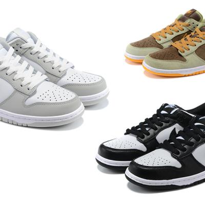 China Cushioning high quality SB dunk black and white panda sneakers men and women low top dunk casual shoes new for sale