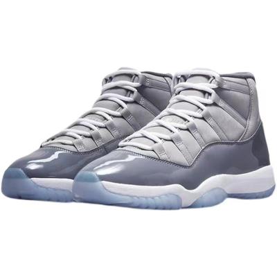 China Cool AJ 11 High Quality Gray Black Men Basketball Shoes Sneaker College Athletic Shoes High Top Comfortable Trend Cushioning New for sale