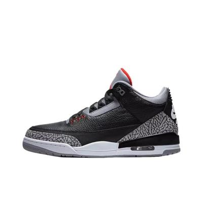 China Cushioning retro shock-absorbing casual shoes men's and women's shoes air cushion sports shoes the latest AJ3 basketball sneakers for sale