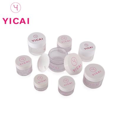 China Cylindrical skin care cream 50g cosmetics petg cream jar, petg jar manufacturer, cosmetic cream jar packaging for sale