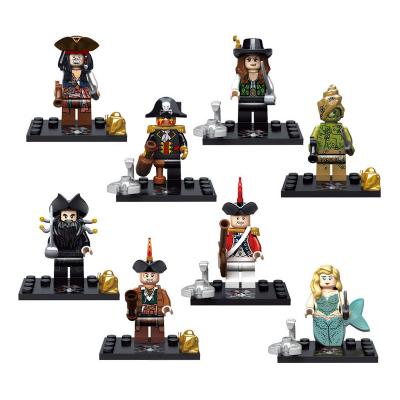 China Compatible Plastic Toy Mini Blocks Pirates Caribbean Building Blocks Building Block Toys for sale