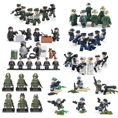 China Construction Toy Building Blocks Military Series Policeman Wars Soldiers Toys for sale