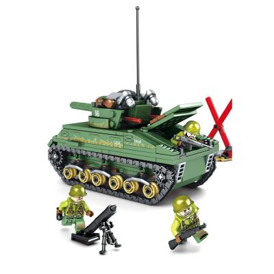 China Military Building Toy Plastic Building Blocks Tank Toys Sembo Block for sale