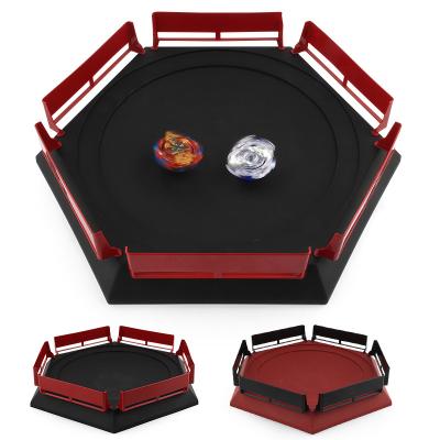 China New plastic toys beybladessing the metal fusion gyrocompass battle arena spinning stadium for sale