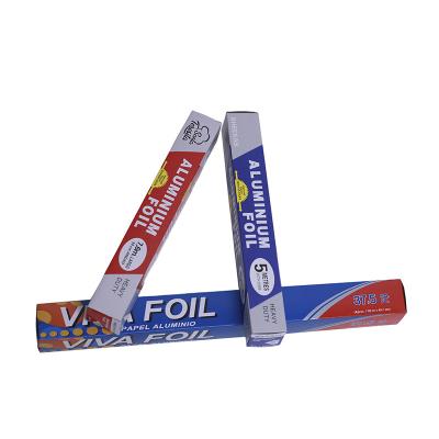 China Eco - Friendly Wholesale Household Aluminum Foil For BBQ Food Wrapping Aluminum Foil Paper for sale