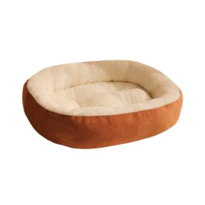 China Wholesale Stocked Dog Bed Pet Nest for Soft Comfortable Sleeping Cat Dog Couch Bed for sale