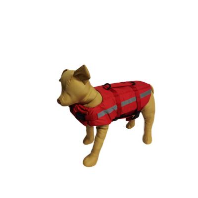 China Polyester Viable Portable Dog Swimming Life Vest for sale