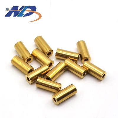 China Sleeve Brush Parts Pipe Connector Adjustable Thin Weeping Brass Tube for sale