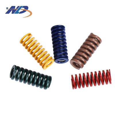 China Small Mold Suppliers Stainless Steel Coil Wire Compression Die Springs Red Light Duty Green Yellow for sale