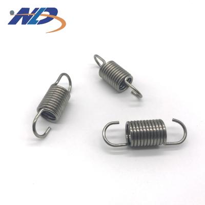 China Double Hook Cylinder Small Flat High Quality Stainless Steel Coil Tension Spring for sale