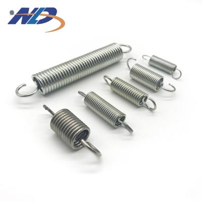 China Cylinder OEM Stainless Steel Coil Extension Spring With Hooks for sale