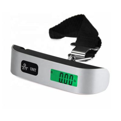 China Weight Measuring Hot Sales 50kg 0.01kg Portable Electronic Travel Hanging Weighing Portable Digital Luggage Scale With Temperature for sale