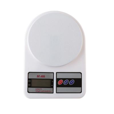 China Weight Measuring Cheap 10 Kg sf 400 Plastic Digital Kitchen Scale Rechargeable Electronic Kitchen Scale for sale