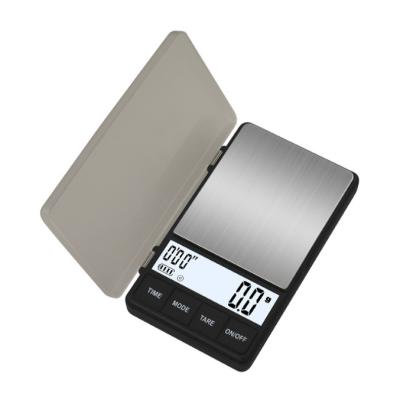 China WITH LID New 1500g 0.1g Digital Timemore Electronic Coffee Scale Pocket Portable Scale for sale