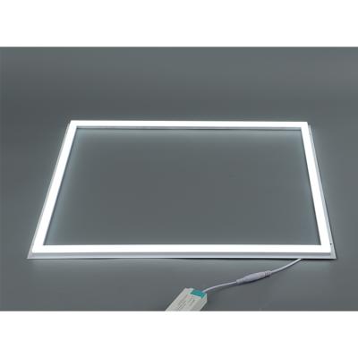 China Desktop 2x2 ft led linear light square led ceiling light 600x600 48w aluminum frame led panel light for sale