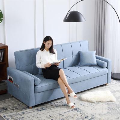 China 1.8m Two Seater Fabric Sofas Convertible Modern Style Bed Home Furniture Convertible Foldable Sofa Beds for sale