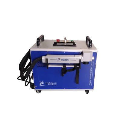 China Portable stainless steel easy operate metal oil dust removal raycus fiber laser cleaning machines laser cleaner for sale