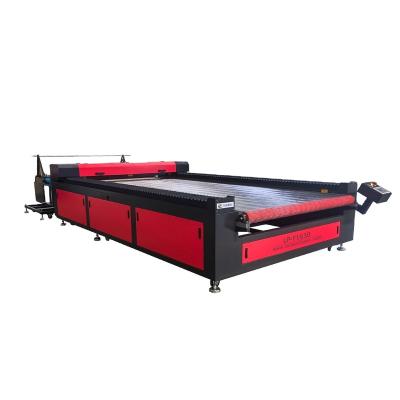 China 100w 150w CO2 Water Cooled Laser Cutting Machine Automatic Feeding Fabric Laser Cutter 1610 1630 for sale