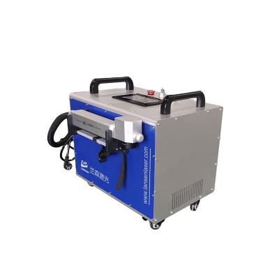 China Mini Stainless Steel 50w 100w 200w 1000w Fiber Laser Rust Oil Painting Laser Removal Cleaning Machines for sale