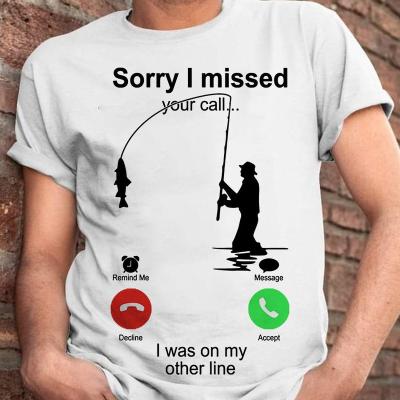 China Cool Graphic Funny Print Phone Call Anti-Wrinkle Crew Neck Men's T-shirt Casual Letter T-shirts Print Clothing Sport T-shirt for sale