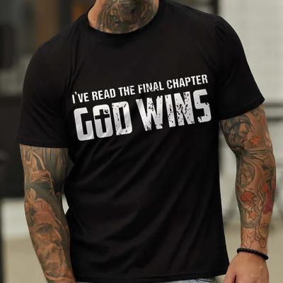 China Custom Men's T-shirt Anti-Wrinkle Letter Crewneck Cool Casual Vacation Tee Shirt Sleeve Printing Clothing Bulk Short T-Shirts 'impression for sale