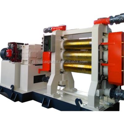 China Easy to Operate Green Rubber Sheet Calender Machine for Output in 3/4 Rolls Productio for sale