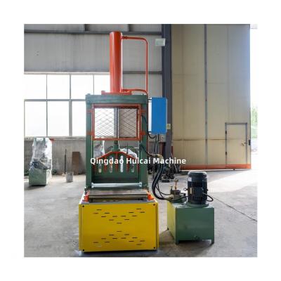 China Industriële schuimrubbersnijmachine XQL-80 met een enkel mes Verticaal type rubberbalenplaat snijmachine Te koop