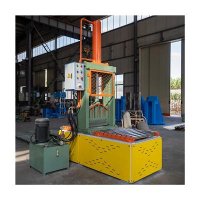 China Raw Rubber Bale Cutter 14-16s Stroke Time Hydraulic Force Rubber Bales Cutting Machine for sale