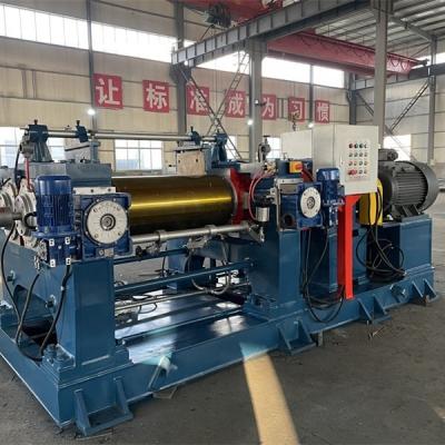 China 1 1,27 m/min Relación de fricción Molino de mezcla abierto Máquina de fabricación de caucho para mezcla avanzada en venta