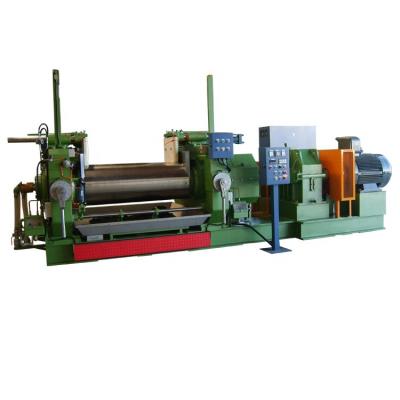 China Línea de producción de láminas de caucho Máquina de molino de láminas de caucho con diámetro de rollo de 450 mm en venta