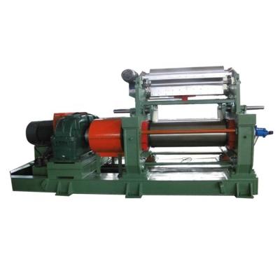 China Two Roll Calending Machine For Natural Rubber Mixing Mill Construction Works for sale