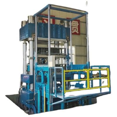 China 25000 Wheels Solid Rubber Wheel Vulcanizing Press with Automatic Push Pull Device for sale