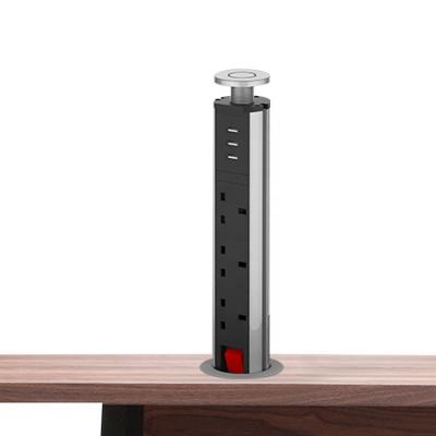 China Inside Online Buying UK Table Desk Power Outlet 3 Ways Pop Up Pop Up Power Strip Europe Plug for sale