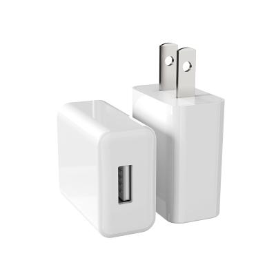 China Simple 5V 2.4A USB Mobile Phone Charger US Plug Wall Travel Chargerc Usb Charger Simple Power Adapter For iPhone for sale