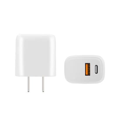 China Popular Mobile Phone 2022W PD 30W USB-A 22.5 + USB-C Fast Wall Charger for sale