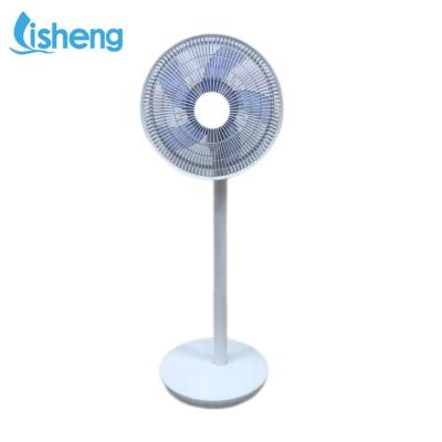 China Household DC Solar Power Standing Fans 12v 16 Inch Plastic Material for sale