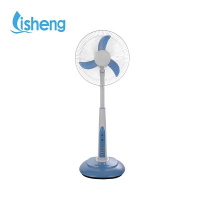 China Ventilador de plástico CA/CC de 18 polegadas com baixo ruído e luzes LED à venda