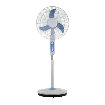 China 16 Inch 12V BLDC Motor Rechargeable Stand Fan With Lithium Battery for sale