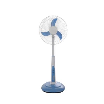 China Energy Saving Home Solar Power Stand 12V Rechargeable Stand Fan With Solar Panel for sale